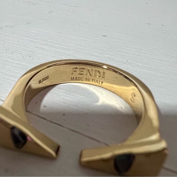 FENDI MONSTER ONYX RING - Picture 7 of 8